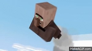 Villager News (Minecraft Animation) on Make a GIF
