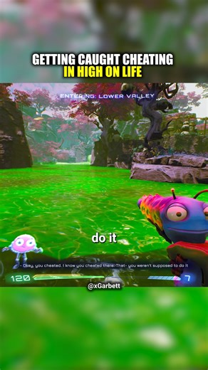 Getting Caught Cheating in High on Life Easter Egg! #highonlife #highonlife2 #gaming #eastereggs #gamingontiktok #gamingvideos #easteregg | xGarbett