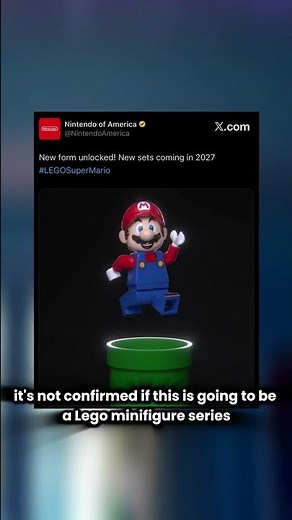LEGO Mario Minifigures Are Finally Coming In 2027! #lego #mario #supermario #legosupermario