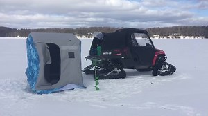 24 reactions · 7 comments | Long lake today 12 to 14 inches of ice and the shore ice is good | Buc's Northern Michigan Fishing Report | Facebook