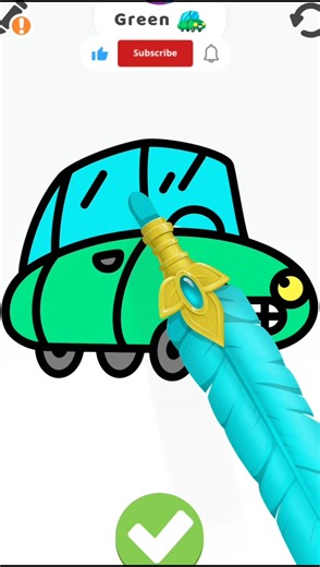 drawing and colouring baby bus