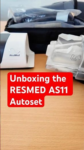 Unboxing the Resmed Airsense 11 CPAP machine. Quick set up guide. #cpap #sleep