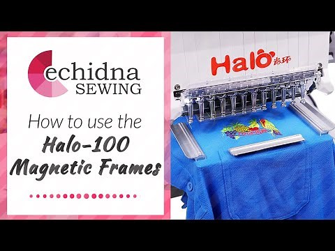 How to use the Halo Magnetic Frame Kit | Echidna Sewing