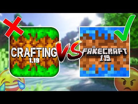 Crafting and Building 1.19 VS FAKE Minecraft PE 1.19 (Which one is Better?)
