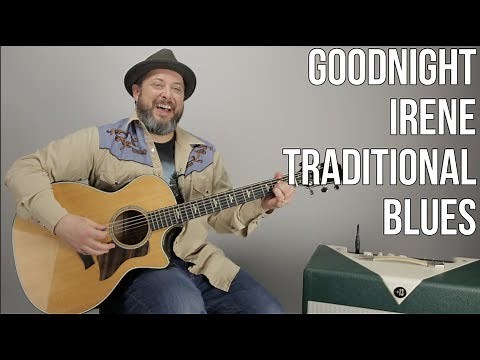 Eric Clapton Blues Lesson - How to Play "Goodnight Irene" Traditional Blues Song