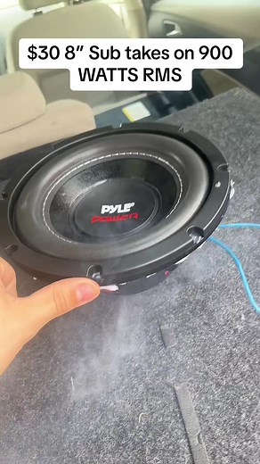 $30 8” Subwoofer DIY Project with 900 Watts RMS