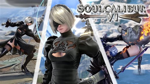 格斗游戏《灵魂能力6》2B小姐姐完整通关游戏视频