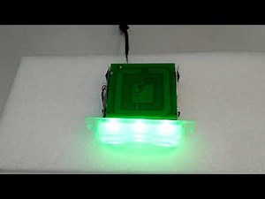 illuminated bezel smart card reader for casino gaming