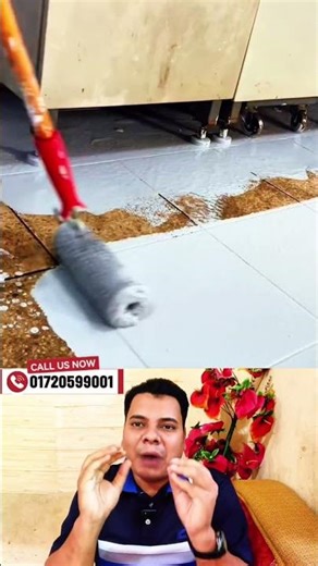 Epoxy Floor Coating over Tiles 🏠#shorts #epoxyflooring #homedecor