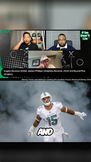 1.6K views · 12 reactions | Howie Roseman strikes again, trading for Dolphins edge rusher/linebacker Jaelan Phillips! This is the kind of move that can put the Eagles over the top on defense. Phillips is a perfect fit, reuniting with Vic Fangio and bringing familiarity with his system. #Eagles #NFLTrade #HowieRoseman #JaelanPhillips #GoBirds | A2D Radio | Facebook