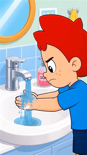 No Fruit Yet! Wash Your Hands First! 🧼
