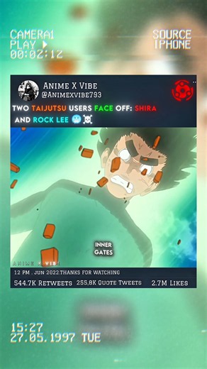 SHIRA VS ROCK LEE 🥶☠️