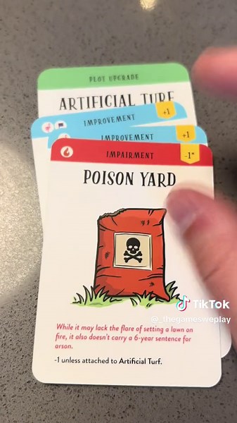 My birdhouse brings all the gnomes to the yard #grassisgreener #boardgame #cardgame #boardgametok #boardgames #boardgametiktok #gnome #neighbor #gamenight #gamenightideas #partygame #familygame #fyp #foryou