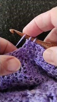 How to "Double Crochet Two Together" (dc2tog) #crocheting #crochetbasics #crochetstitches