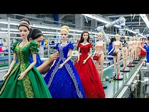 Inside China’s Luxury Fashion Doll Factory: From Plastic Pellets to Fashion Doll (Full Process)