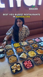 Best Veg Buffet Restaurants In Bangalore😍 •Subz, Jayanagar One of the most popular veg buffets in the city with 40 dishes, live counters and great value for money. • Sattvam, Sadashivanagar Premium sattvic-style buffet offering multi-cuisine dishes, millets, desserts and a peaceful dining ambience. • The Higher Taste, ISKCON, Rajajinagar Pure sattvic buffet inside the ISKCON complex — no onion/garlic, light flavours and a serene atmosphere. • Cable Car, Jayanagar Classic vegetarian buffet with 