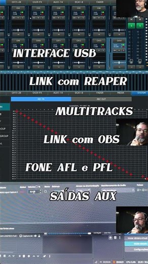 Axios 32 (24, 16) Live OBS Multitrack Reaper and much more
