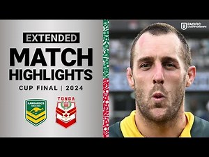 NRL Highlights | Pacific Championships 2024 | Australia vs. Tonga XIII | Extended Match Highlights