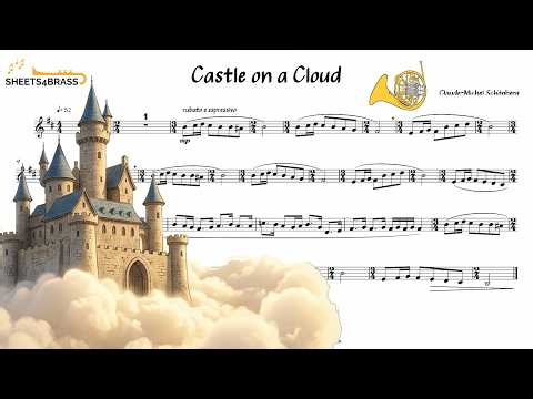 Castle on a Cloud (Les Misérables) | French Horn Solo with Sheet Music and Play Along