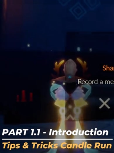 PART 1.1 - Introduction (memory discard trick) - Tips & Tricks Candle Run. I will show you more spots in the next parts. This trick won't consume your Shared Memory Spell, and can be use to get through most doors. #skychildrenofthelight #skycotl #skycotledit #sharedmemories #sharedmemory #candlerunskycotl #skycotltrick #skyoob #candlerun