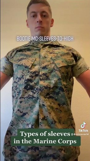 Different types of rolled sleeves in the Marine Corps #usmc
