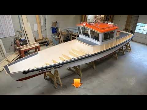 Building Your Dream DIY Pilot Boat Complete Step-by-Step Blueprints - Plans In The First Comment