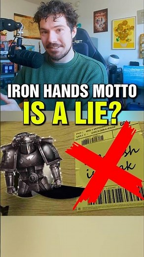 The Truth Behind the Iron Hands Motto