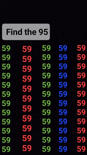 Find the 95 number #geniusmindset #puzzle #maths #mathstricks