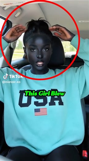 The blackest human ever💁‍♂️🤯 #girls #shorts #shortsfeed