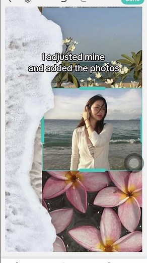 2026 summer digital scrapbook idea: wave collage 🌊☀️ #scrapbook #idea #easy