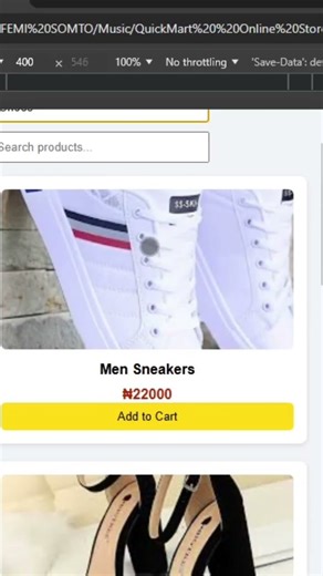 I build a clean and functional e-commerce website using Html Css and JavaScript #coding