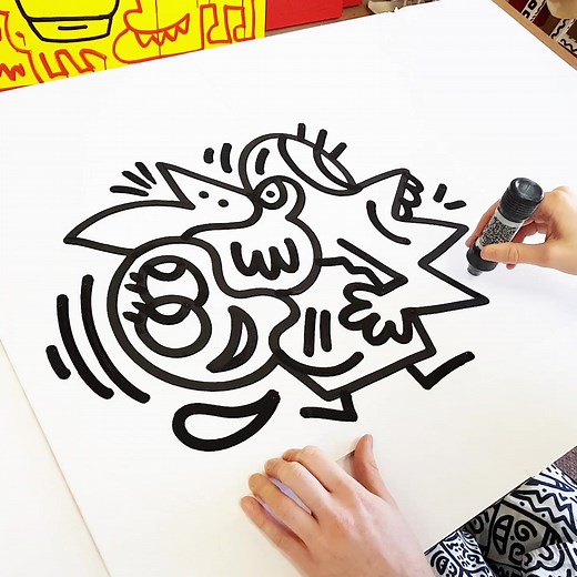 Creative Doodle Art: Drawing Playful Cartoon Characters