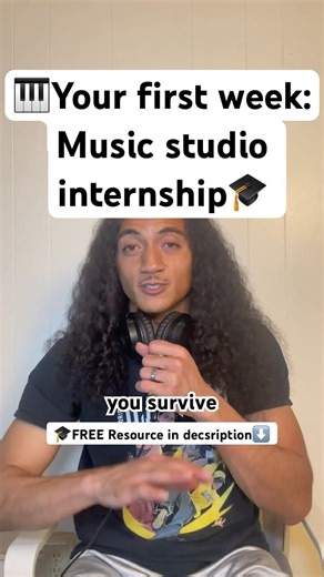 🎹Your first week: Music studio internship🎓
