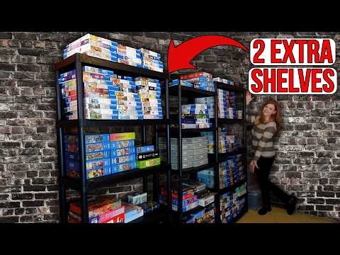 My Entire *UPDATED* Jigsaw Puzzle Collection Tour + Storage 2026!