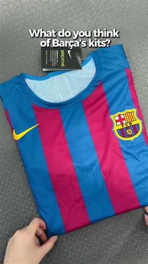 Barcelona’s 2005-2006 season home jersey #football #barcelona #newjersey #kit #fubol