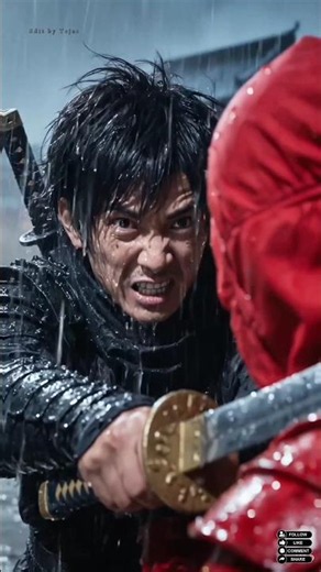 ⚔️😨 The Last Black Ninja | Epic Mystery Fight Story #shorts