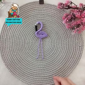 104K views · 1.4K reactions | Step by step macrame flamingo tutorial 殺 | Hobby Knitting Decoration Ideas | Facebook