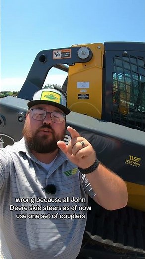 Skid Steer FUN FACT - How to check if your John Deere Skid Steer has Hi-Flow hydraulics! 🚧