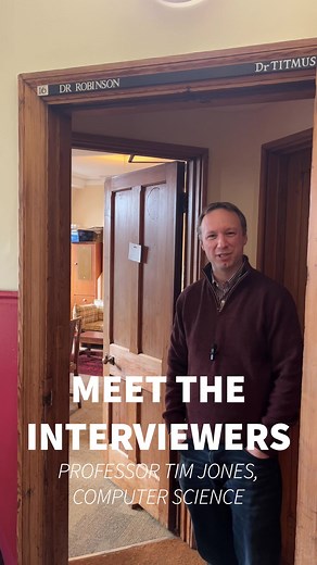 Meet the Interviewers: Professor Tim Jones | Computer Science