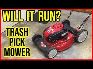 Troy Bilt TB360 Broken Trash Pick Lawn Mower Wont Run, Can we Fix it and Make it Run?