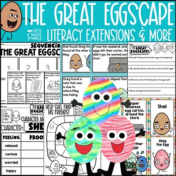 The Great Eggscape Read Aloud Book Activities Reading Comprehension & Craft