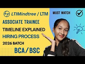 LTIMindtree (LTM) Timeline Explained 2026 | Associate Trainee | BCA/BSC