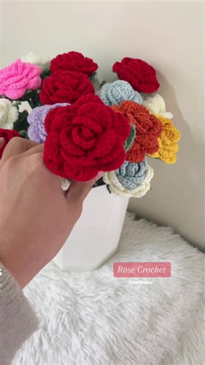 Handmade Rose Crochet❣️Location: Hsinchu Taiwan🇹🇼 #fyp #rosecrochet #crochetlover #crochetersoftiktok #hsinchutaiwan #hazelknots