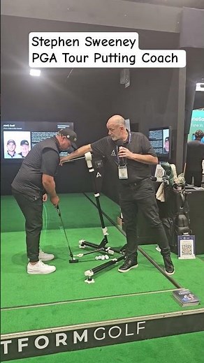 Stephen Sweeney Putting - PGA Tour Putting Coach #pgashow #golf