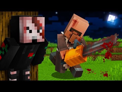 I survived the Chainsaw Villager in Minecraft