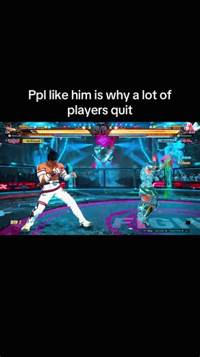 He doing the same thing over and over again. I don’t think he even tried to learn her pokes or nun#tekken8 #gaming #lawtekken #fyp #marshallawtekken