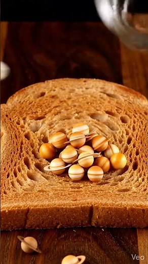 saturn bread spread 🤯😲🤤 #asmr #viral #satisfying #asmreating #asmrsounds