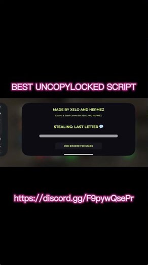 The best uncopylock script!