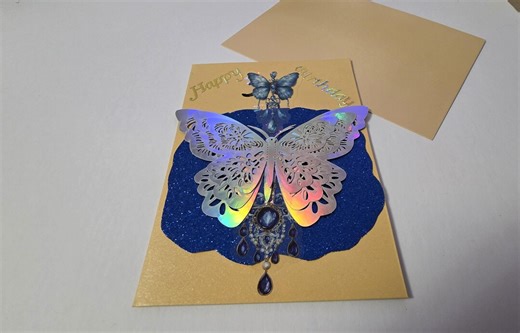 3D Butterfly Greeting Card - Etsy