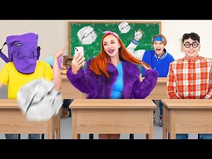 學校裡的16種學生||令人感同身受的爆笑情境 - 123 GO! CHALLENGE 返校囉